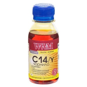 Чернила WWM CANON CLI-451/CLI-471 100г Yellow (C14/Y-2)