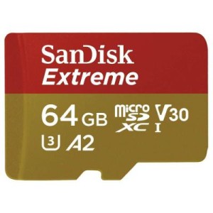 Карта пам'яті SanDisk 64GB microSD class 10 UHS-I U3 A2 EXTREME (SDSQXA2-064G-GN6AA)