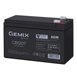Батарея до ДБЖ Gemix GB 12В 7Ач (GB1207)
