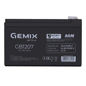 Батарея до ДБЖ Gemix GB 12В 7Ач (GB1207)