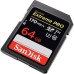 Карта памяти SanDisk 64GB SDXC class 10 V30 UHS-I U3 Extreme Pro (SDSDXXY-064G-GN4IN)