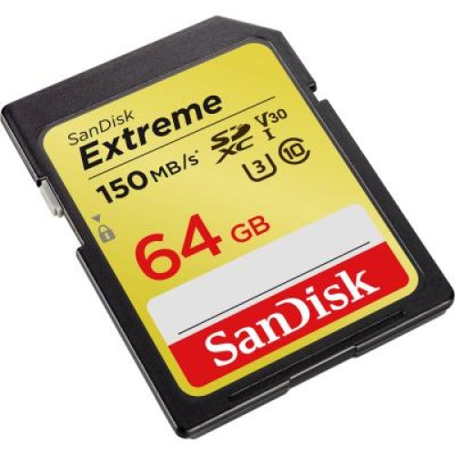 Карта памяти SanDisk 64GB SDXC class 10 UHS-I Extreme (SDSDXV6-064G-GNCIN)