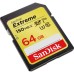 Карта памяти SanDisk 64GB SDXC class 10 UHS-I Extreme (SDSDXV6-064G-GNCIN)
