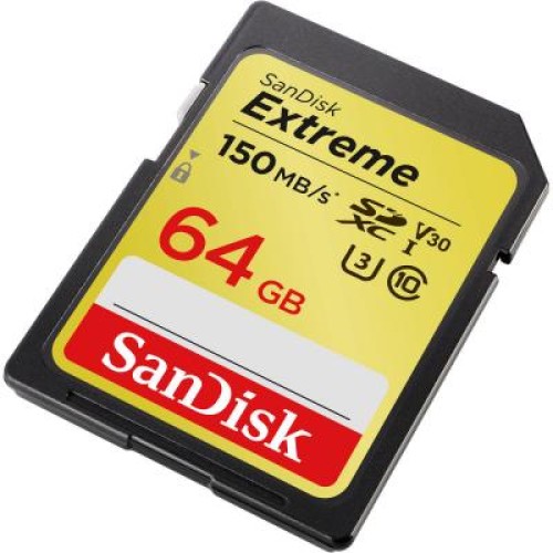 Карта памяти SanDisk 64GB SDXC class 10 UHS-I Extreme (SDSDXV6-064G-GNCIN)