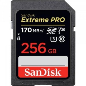 Карта пам'яті SanDisk 256GB SDXC class 10 UHS-I U3 Extreme Pro (SDSDXXY-256G-GN4IN)