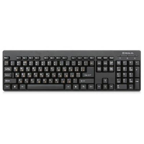 Клавиатура REAL-EL 502 Standard, USB, black