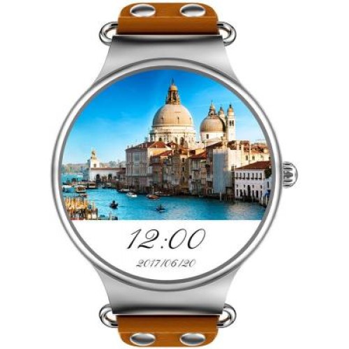 Смарт-часы King Wear KW98 Silver and Yellow (F_52962)