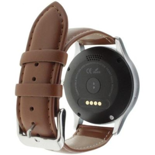 Смарт-годинник UWatch K88H Brown Leather Strap (F_59769)