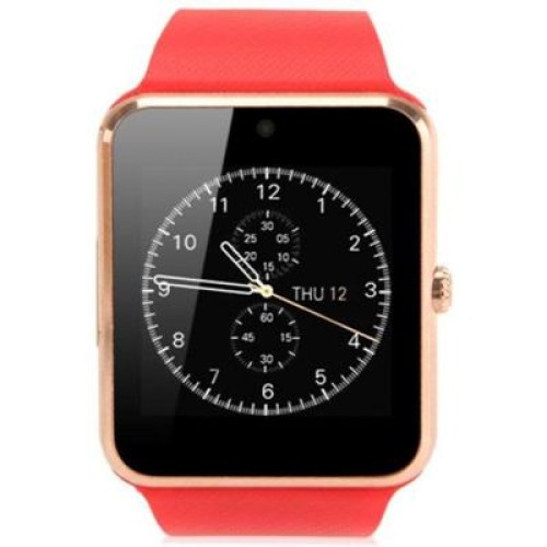 Смарт-годинник UWatch Smart GT08 Gold/Red (F_47464)