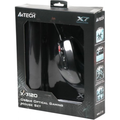 Мышка A4Tech X-7120 Black