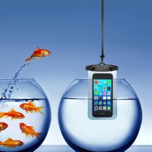 Чехол для мобильного телефона ColorWay Waterproof Universal Transparent (CW-CWP01US/57134)