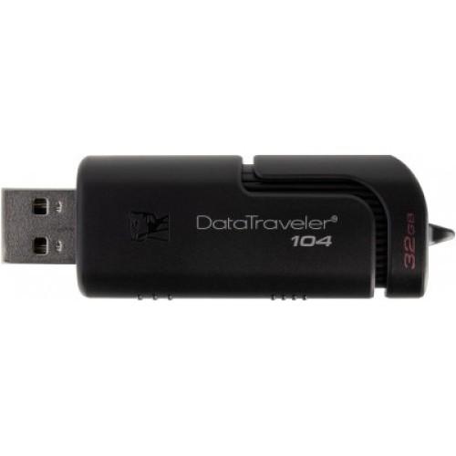USB флеш накопитель Kingston 32GB DataTraveller 104 Black USB 2.0 (DT104/32GB) USB флеш накопитель Kingston 32GB DataTraveller 104 Black USB 2.0 (DT104/32GB)