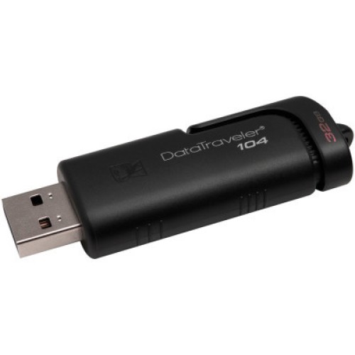 USB флеш накопитель Kingston 32GB DataTraveller 104 Black USB 2.0 (DT104/32GB) USB флеш накопитель Kingston 32GB DataTraveller 104 Black USB 2.0 (DT104/32GB)