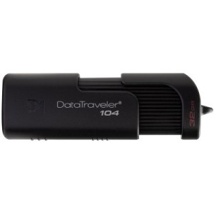 USB флеш накопитель Kingston 32GB DataTraveller 104 Black USB 2.0 (DT104/32GB)