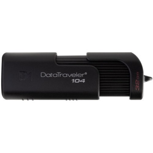 USB флеш накопитель Kingston 32GB DataTraveller 104 Black USB 2.0 (DT104/32GB) USB флеш накопитель Kingston 32GB DataTraveller 104 Black USB 2.0 (DT104/32GB)