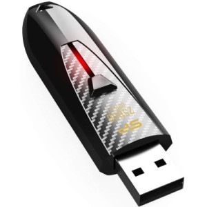 USB флеш накопичувач Silicon Power 256GB Blaze B25 Black USB 3.0 (SP256GBUF3B25V1K)
