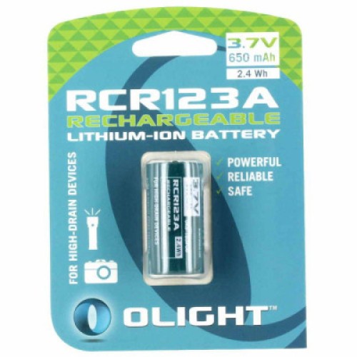 Аккумулятор Olight RCR123 (16340) Li-Ion 650 mAh (ORB2-163P06)