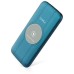 Батарея универсальная Vinga 10000 mAh Wireless QC3.0 PD soft touch blue (BTPB3510WLROBL)