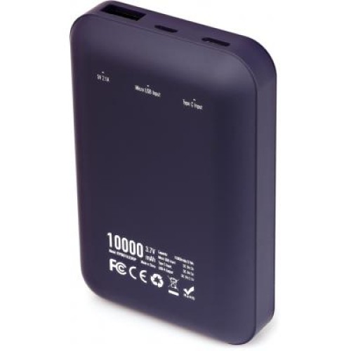 Батарея универсальная Vinga 10000 mAh Display soft touch purple (BTPB0310LEDROP)