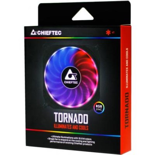 Кулер для корпуса Chieftec TORNADO ARGB (CF-1225RGB)