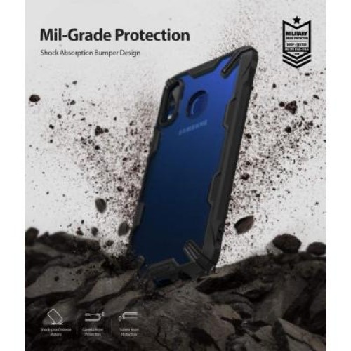 Чехол для мобильного телефона Ringke Fusion X Samsung Galaxy A20 Black (RCS4521)