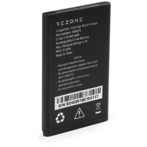 Аккумуляторная батарея Rezone for S240 Age / A170 Point 800mah (compatible with BL-4C) (BL-4C)