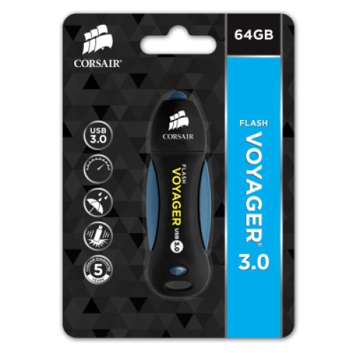USB флеш накопитель Corsair 64GB Voyager USB 3.0 (CMFVY3A-64GB) USB флеш накопитель Corsair 64GB Voyager USB 3.0 (CMFVY3A-64GB)
