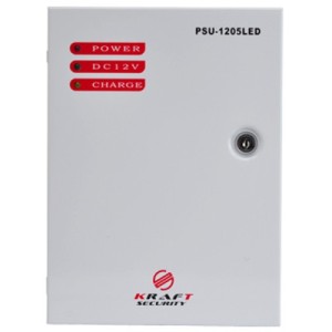 Блок питания для систем видеонаблюдения Kraft Energy PSU-1205LED/8CH