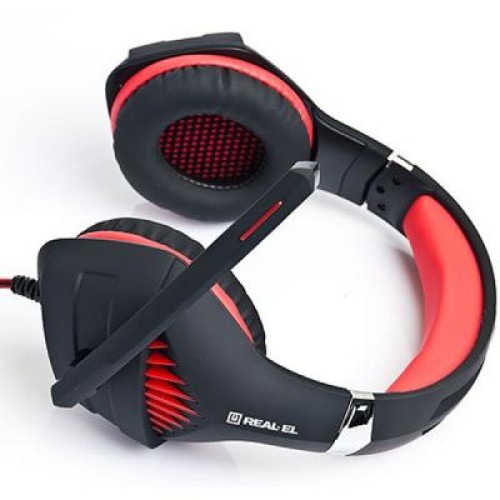 Наушники REAL-EL GDX-7600 Black/Red (EL124100028) Наушники REAL-EL GDX-7600 Black/Red (EL124100028)