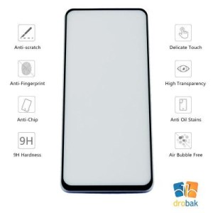 Стекло защитное Drobak Full Glue для Samsung Galaxy A80 (Black (441607)