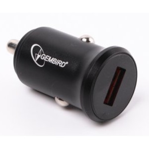 Зарядное устройство Gembird car QC black (MP3A-UC-CAR11)