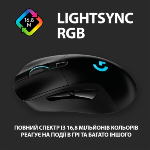 Мышка Logitech G703 Lightspeed HERO 16K Sensor Black (910-005640) Мышка Logitech G703 Lightspeed HERO 16K Sensor Black (910-005640)