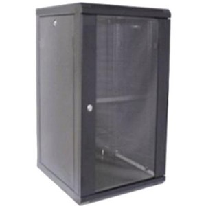 Шкаф настенный Hypernet 18U 19" 600x450 (WMNC-18U-FLAT-BLACK)
