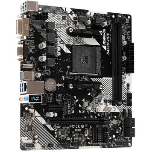 Материнская плата ASRock B450M-HDV R4.0