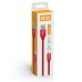 Дата кабель Кабель Colorway USB - Apple Lightning 2.1А 1м червоний ColorWay (CW-CBUL004-RD)