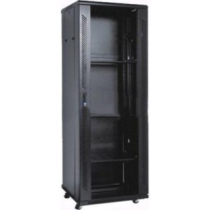 Шкаф напольный Kingda 27U 19" 600x800 RAL9004 (KD-002-6827)