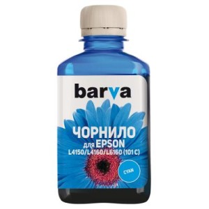 Чернила Barva EPSON L4150/L4160 (101C) 180 мл CYAN (E101-604)