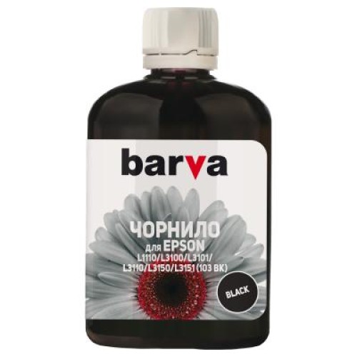 Чернила Barva EPSON L1110/L3100 (103) 100мл BLACK (E103-690)