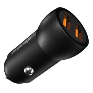 Зарядное устройство Grand-X car 12-24V Black 2USB 5V/2.4A (CH-26/CH-26B)