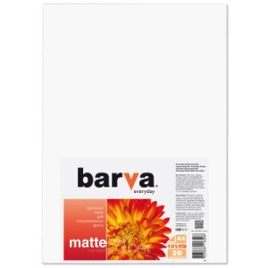 Фотобумага Barva A3 Everyday Matte 105г, 20л (IP-AE105-314)