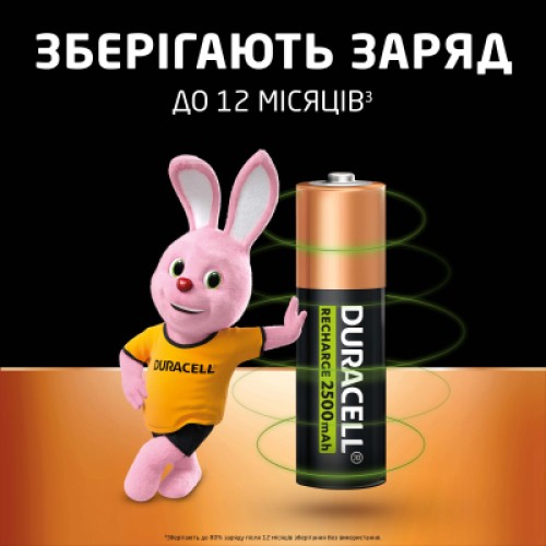 Аккумулятор Duracell AA HR6 2500mAh * 4 (5000394057203 / 5007308)