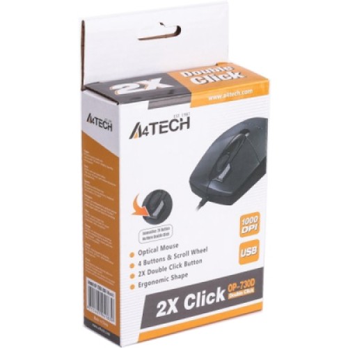 Мышка A4Tech OP-730D Black