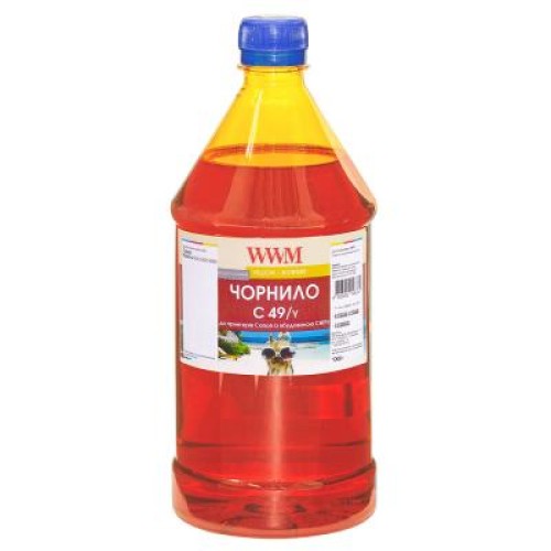 Чернила WWM Canon GI-490 1000г Yellow (C49/Y-4)