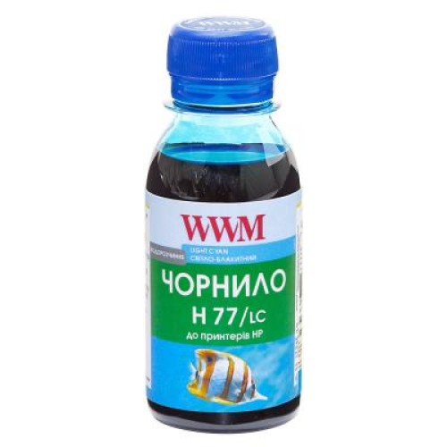 Чернила WWM HP №177/85 100г Light Cyan (H77/LC-2)