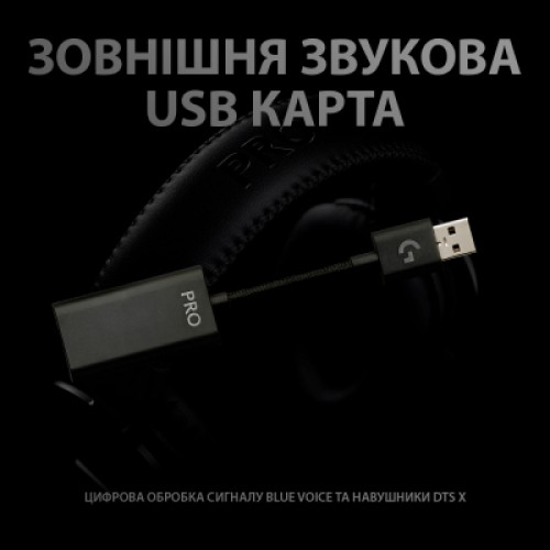Наушники Logitech G PRO X Gaming Headset Black (981-000818)