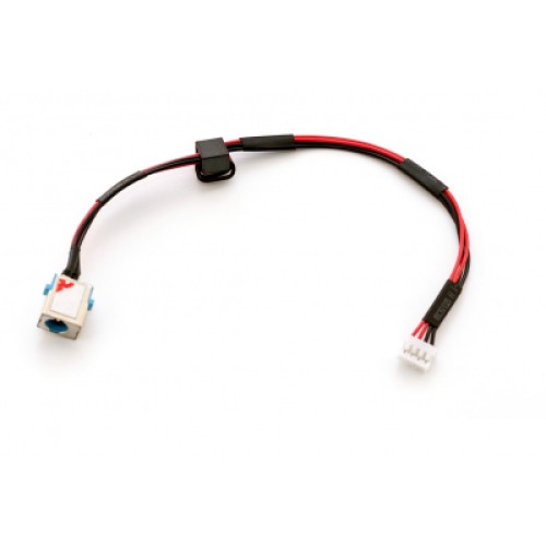 Разъем питания ноутбука с кабелем для Acer PJ253 (5.5mm x 1.7mm), 4-pin, 19 см Универсальный (A49044)