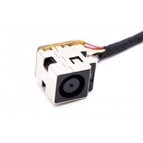 Разъем питания ноутбука с кабелем HP для HP PJ865 (7.4mm x 5.0mm + center pin),8(7)-pin,11 см (A49079)
