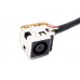 Разъем питания ноутбука с кабелем HP для HP PJ865 (7.4mm x 5.0mm + center pin),8(7)-pin,11 см (A49079)