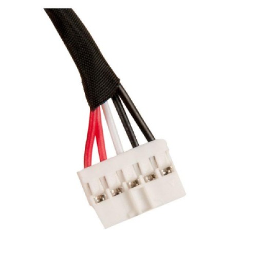 Разъем питания ноутбука с кабелем Lenovo для Lenovo PJ960 (прямоугольный + center pin),5-pin,20 см (A49085)
