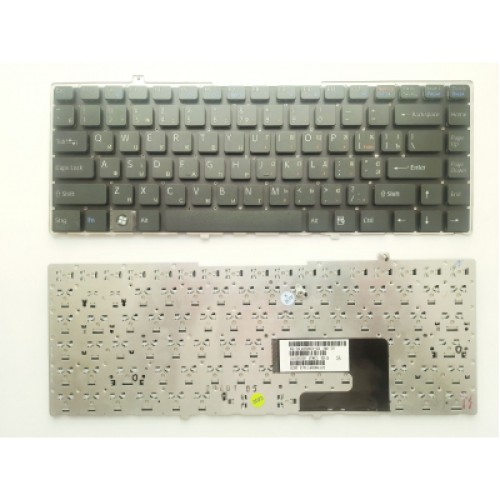 Клавиатура ноутбука Sony VGN-FW series черная без рамки UA (A43253)